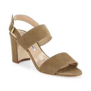 Manolo Blahnik “Khan” Sandals size 39 1/2 fit like 8.5